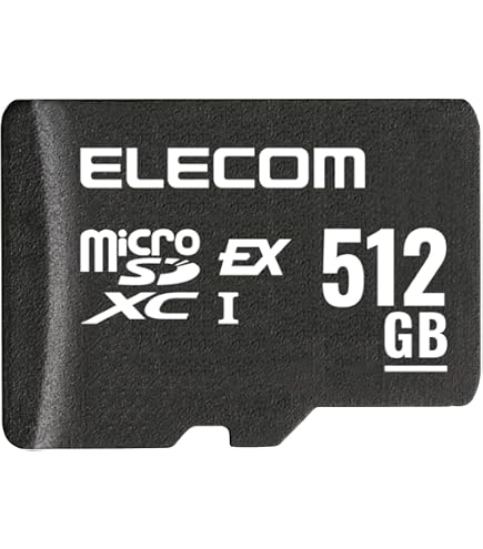 SanDisk 512GB microSD Express カード U3 C10